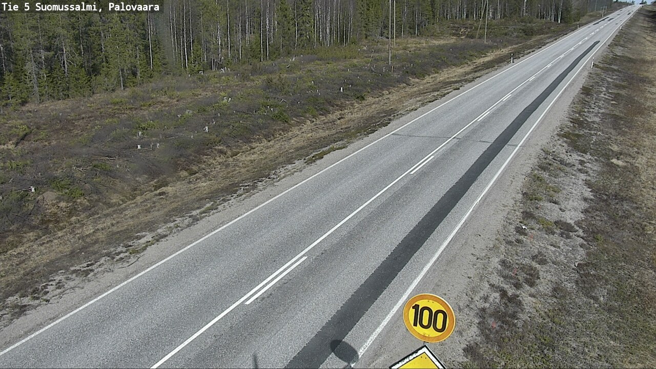 Kelikamerat Kuva Tie 5 Suomussalmi, Palovaara, Suomussalmi, Kainuu
