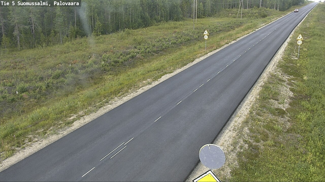 Kelikamerat Kuva Tie 5 Suomussalmi, Palovaara, Suomussalmi, Kainuu