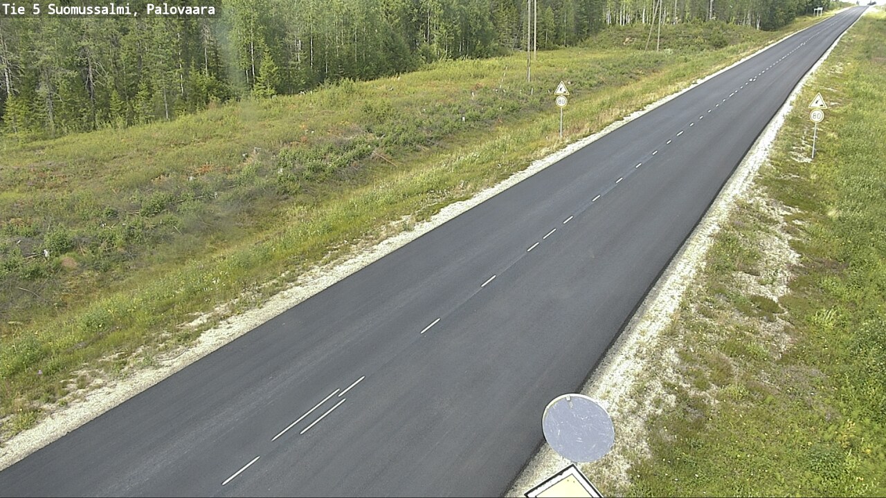 Kelikamerat Kuva Tie 5 Suomussalmi, Palovaara, Suomussalmi, Kainuu