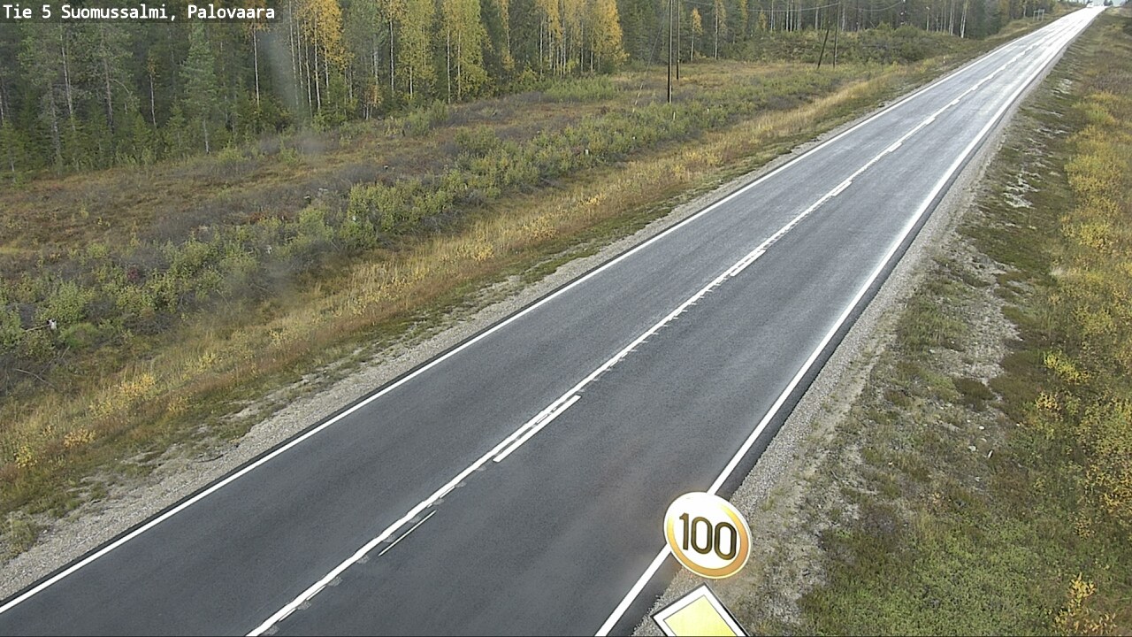 Kelikamerat Kuva Tie 5 Suomussalmi, Palovaara, Suomussalmi, Kainuu