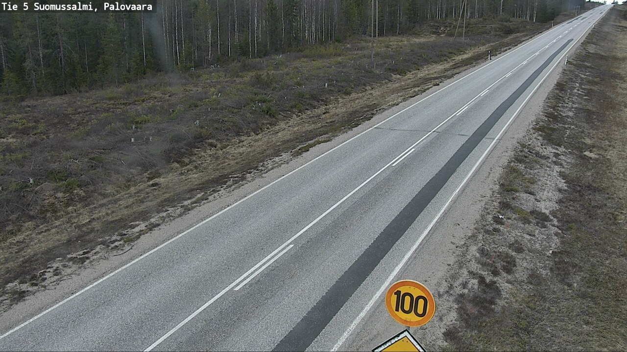 Kelikamerat Kuva Tie 5 Suomussalmi, Palovaara, Suomussalmi, Kainuu