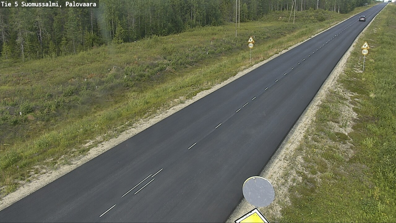 Kelikamerat Kuva Tie 5 Suomussalmi, Palovaara, Suomussalmi, Kainuu