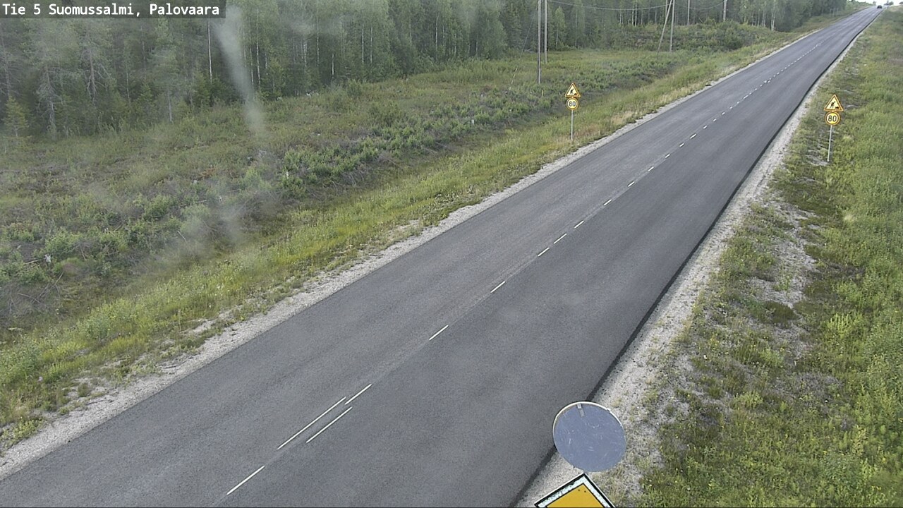 Kelikamerat Kuva Tie 5 Suomussalmi, Palovaara, Suomussalmi, Kainuu
