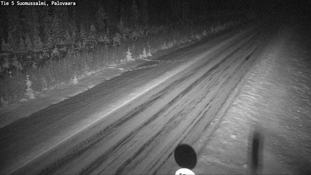 Weather Camera Image Road 5 Suomussalmi, Palovaara, Suomussalmi, Kainuu
