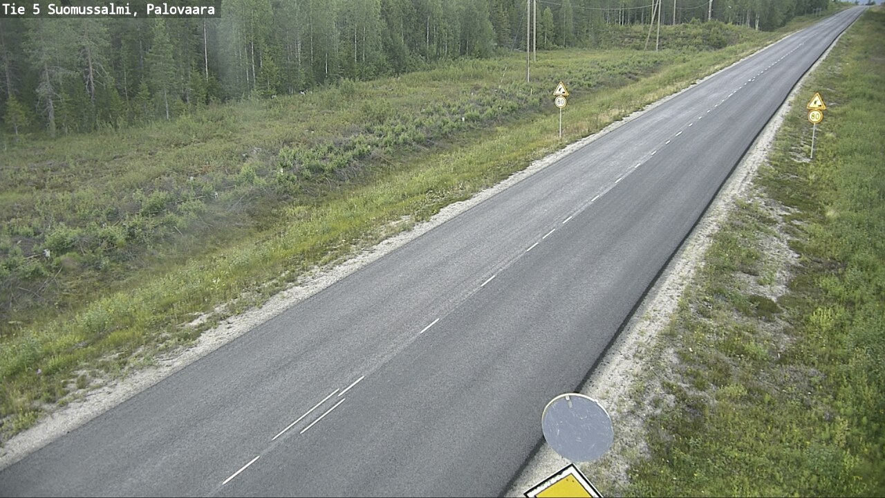 Kelikamerat Kuva Tie 5 Suomussalmi, Palovaara, Suomussalmi, Kainuu