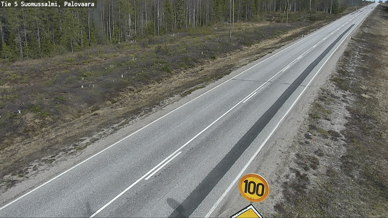 Kelikamerat Kuva Tie 5 Suomussalmi, Palovaara, Suomussalmi, Kainuu