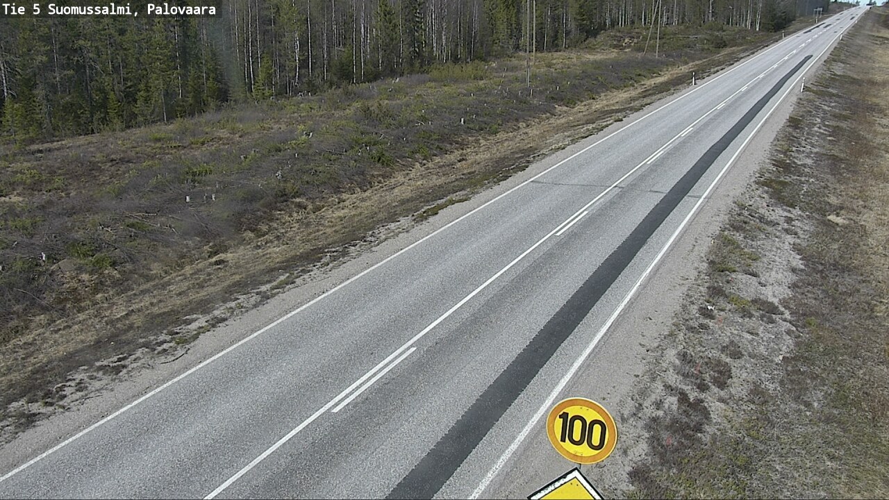 Kelikamerat Kuva Tie 5 Suomussalmi, Palovaara, Suomussalmi, Kainuu