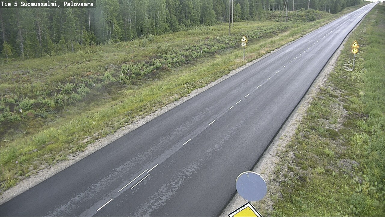 Kelikamerat Kuva Tie 5 Suomussalmi, Palovaara, Suomussalmi, Kainuu