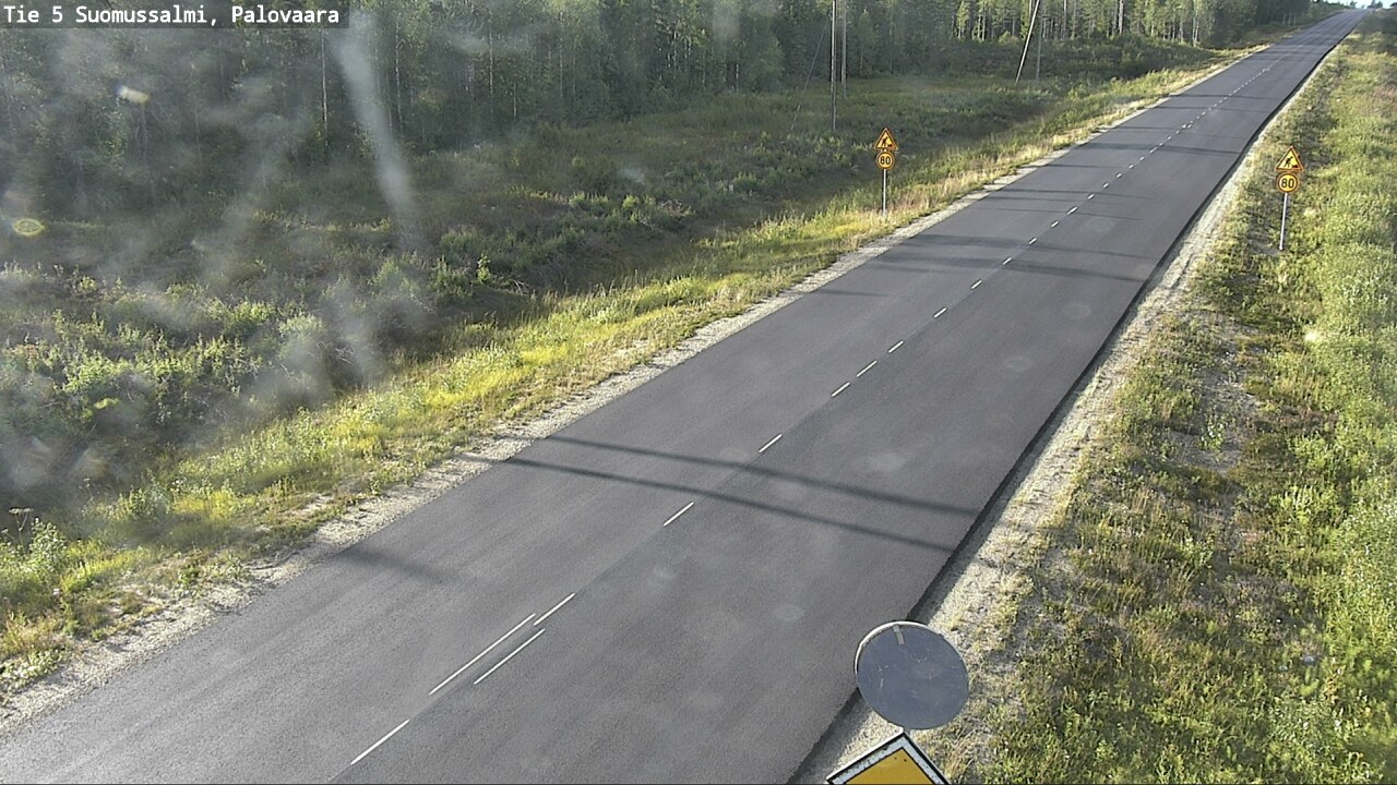 Kelikamerat Kuva Tie 5 Suomussalmi, Palovaara, Suomussalmi, Kainuu
