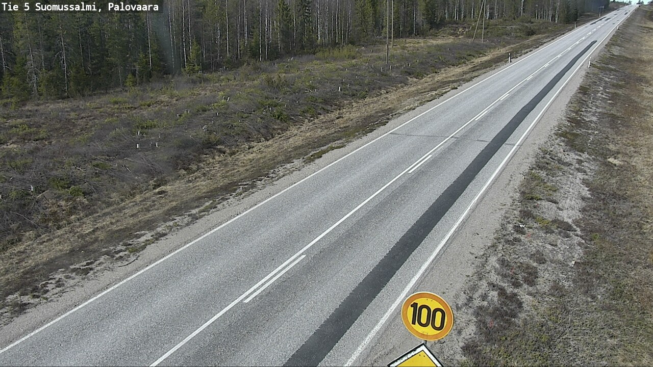 Kelikamerat Kuva Tie 5 Suomussalmi, Palovaara, Suomussalmi, Kainuu