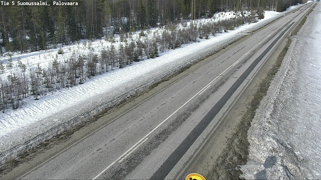 Weather Camera Image Road 5 Suomussalmi, Palovaara, Suomussalmi, Kainuu