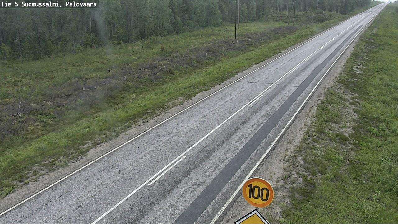 Kelikamerat Kuva Tie 5 Suomussalmi, Palovaara, Suomussalmi, Kainuu