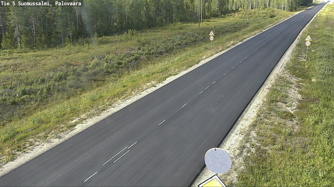 Kelikamerat Kuva Tie 5 Suomussalmi, Palovaara, Suomussalmi, Kainuu