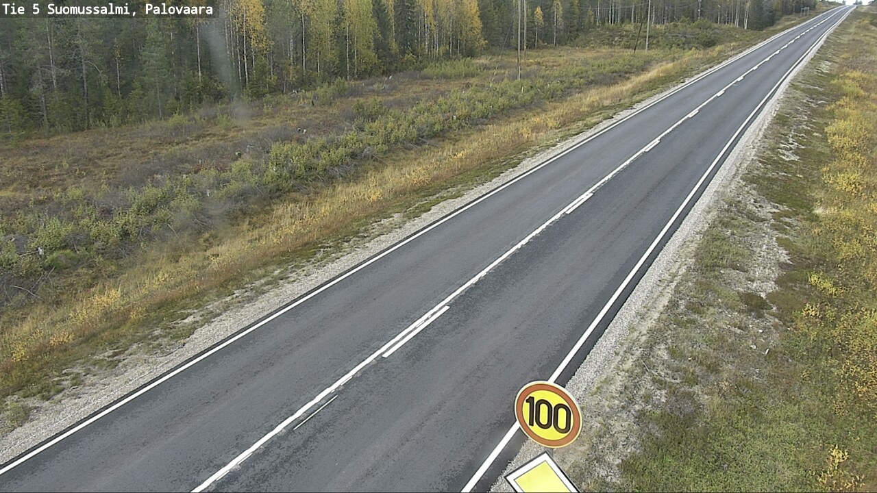 Kelikamerat Kuva Tie 5 Suomussalmi, Palovaara, Suomussalmi, Kainuu