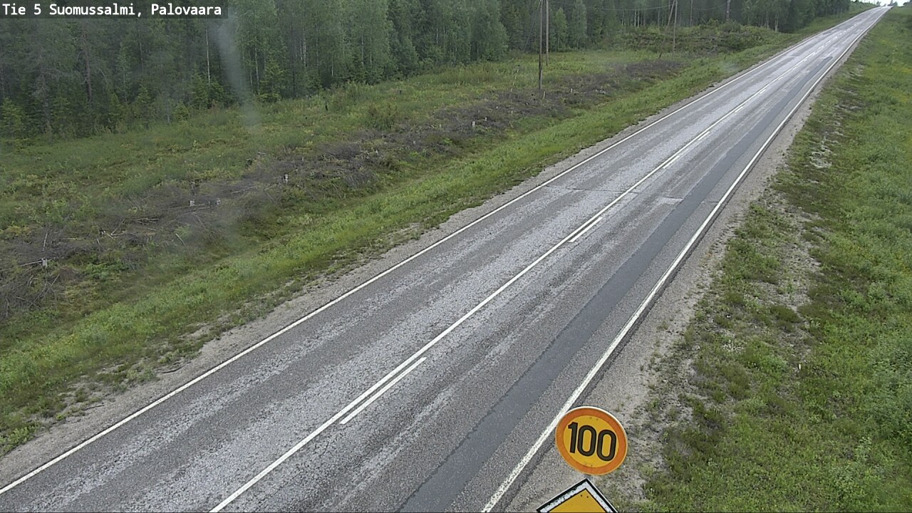 Weather Camera Image Road 5 Suomussalmi, Palovaara, Suomussalmi, Kainuu