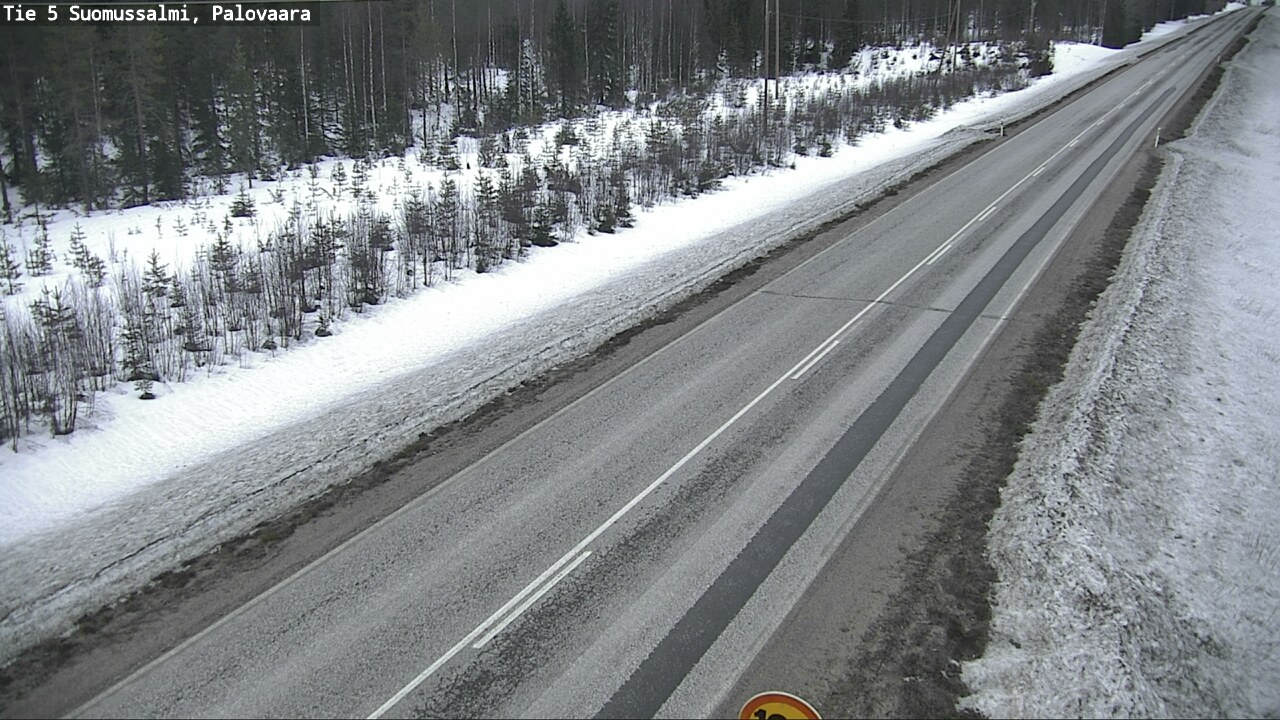 Weather Camera Image Road 5 Suomussalmi, Palovaara, Suomussalmi, Kainuu