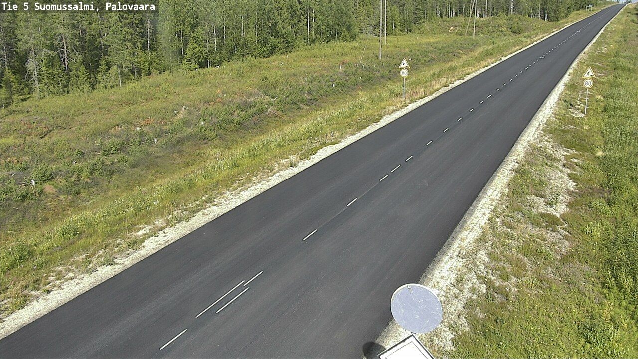 Kelikamerat Kuva Tie 5 Suomussalmi, Palovaara, Suomussalmi, Kainuu