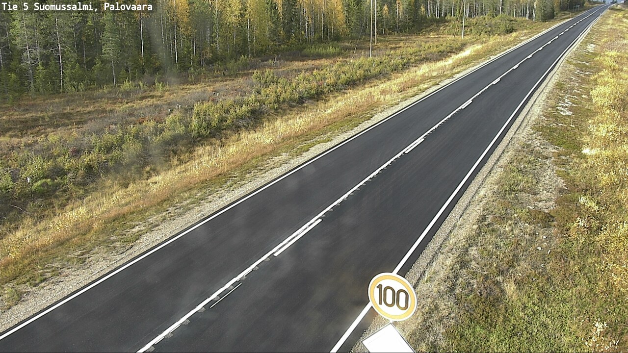 Kelikamerat Kuva Tie 5 Suomussalmi, Palovaara, Suomussalmi, Kainuu