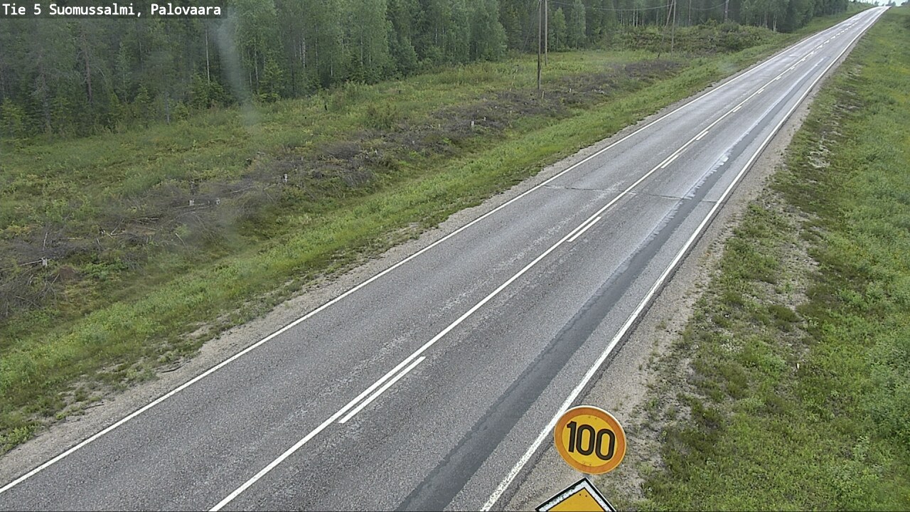 Kelikamerat Kuva Tie 5 Suomussalmi, Palovaara, Suomussalmi, Kainuu