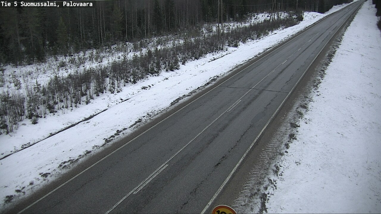 Weather Camera Image Road 5 Suomussalmi, Palovaara, Suomussalmi, Kainuu