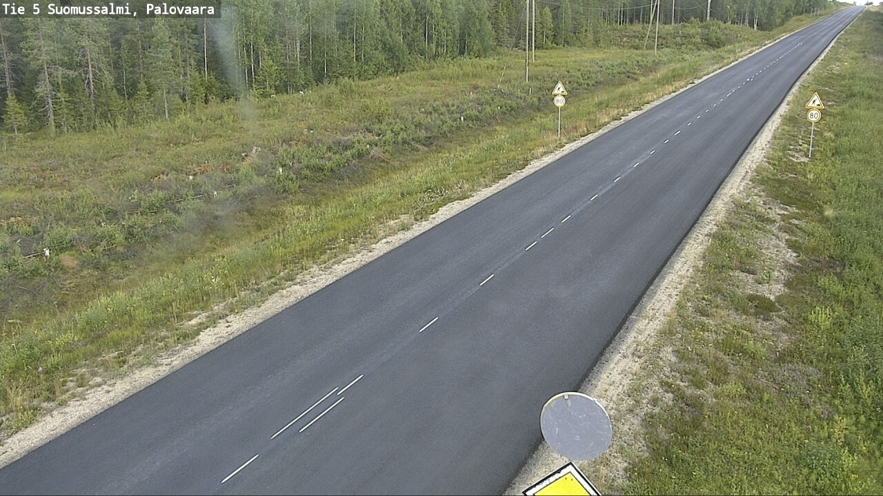 Kelikamerat Kuva Tie 5 Suomussalmi, Palovaara, Suomussalmi, Kainuu