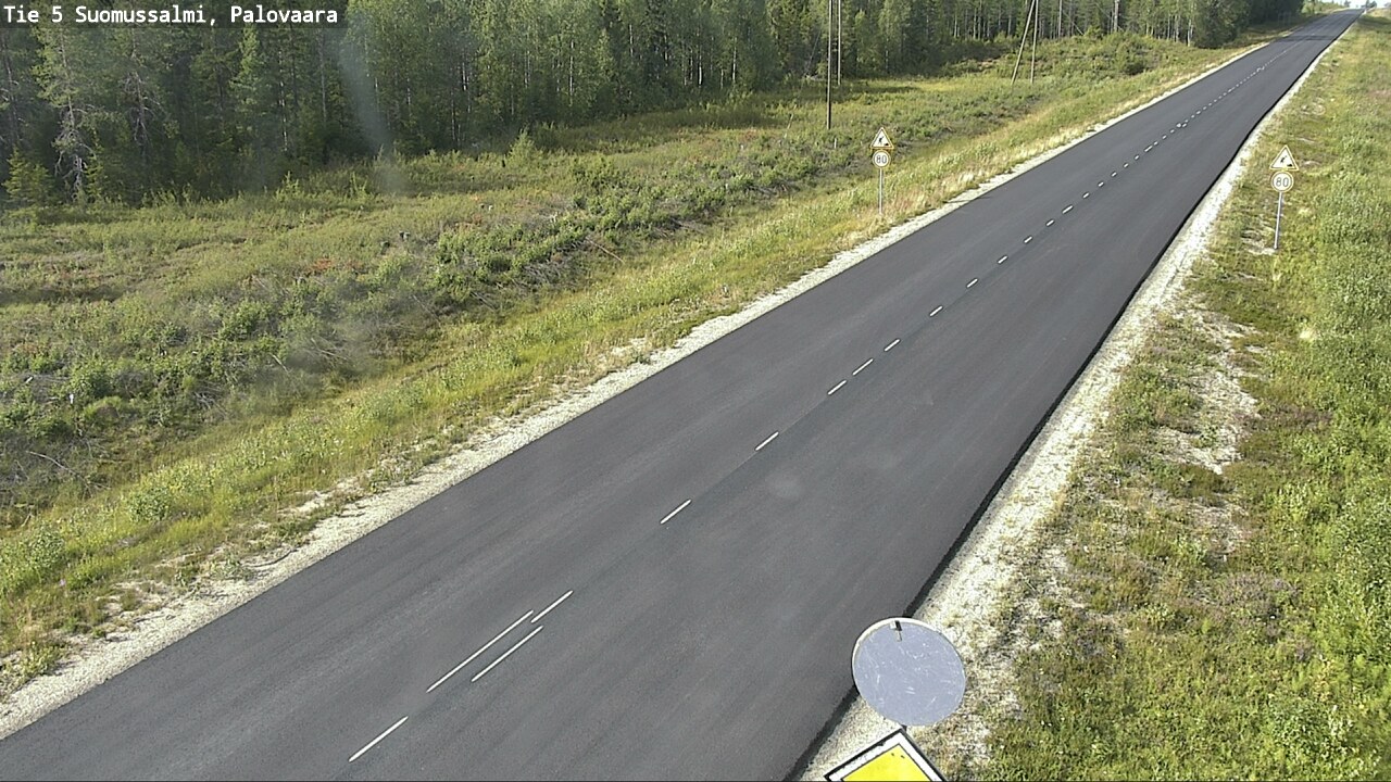 Kelikamerat Kuva Tie 5 Suomussalmi, Palovaara, Suomussalmi, Kainuu