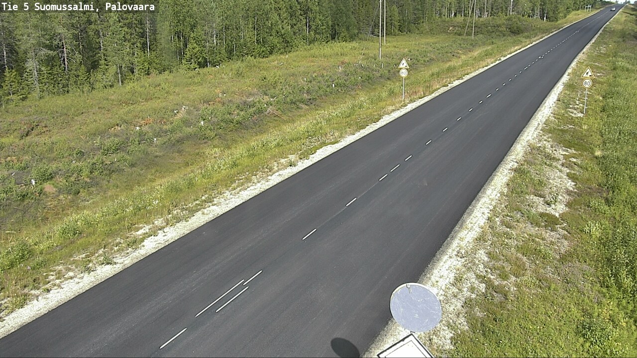 Kelikamerat Kuva Tie 5 Suomussalmi, Palovaara, Suomussalmi, Kainuu