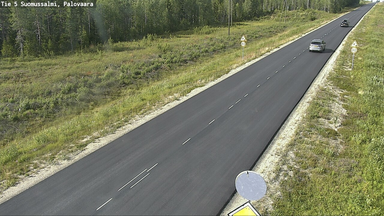 Kelikamerat Kuva Tie 5 Suomussalmi, Palovaara, Suomussalmi, Kainuu