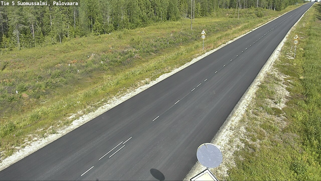 Kelikamerat Kuva Tie 5 Suomussalmi, Palovaara, Suomussalmi, Kainuu
