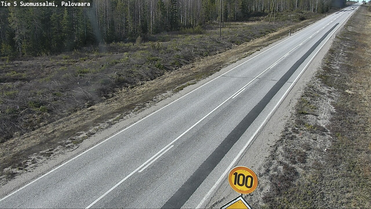 Kelikamerat Kuva Tie 5 Suomussalmi, Palovaara, Suomussalmi, Kainuu