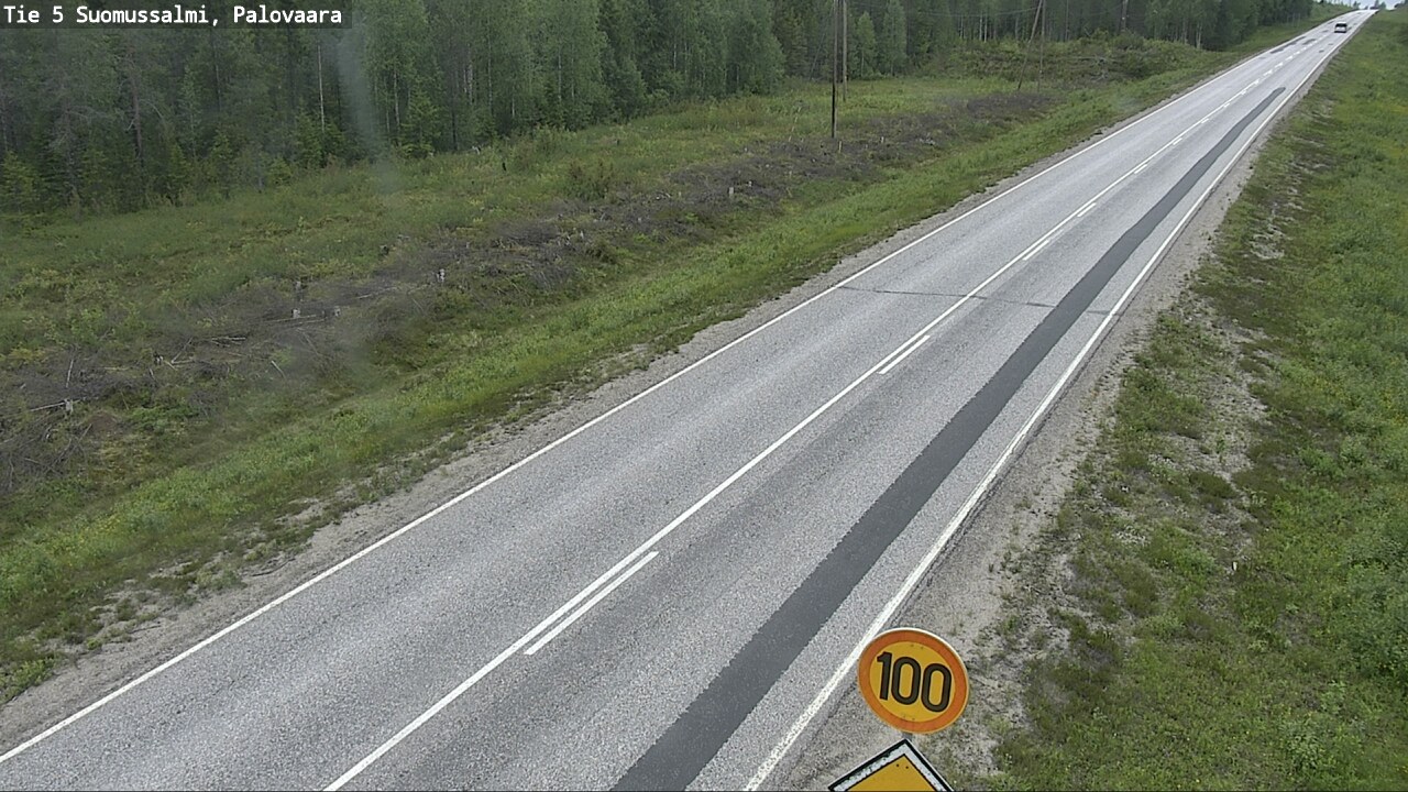 Kelikamerat Kuva Tie 5 Suomussalmi, Palovaara, Suomussalmi, Kainuu