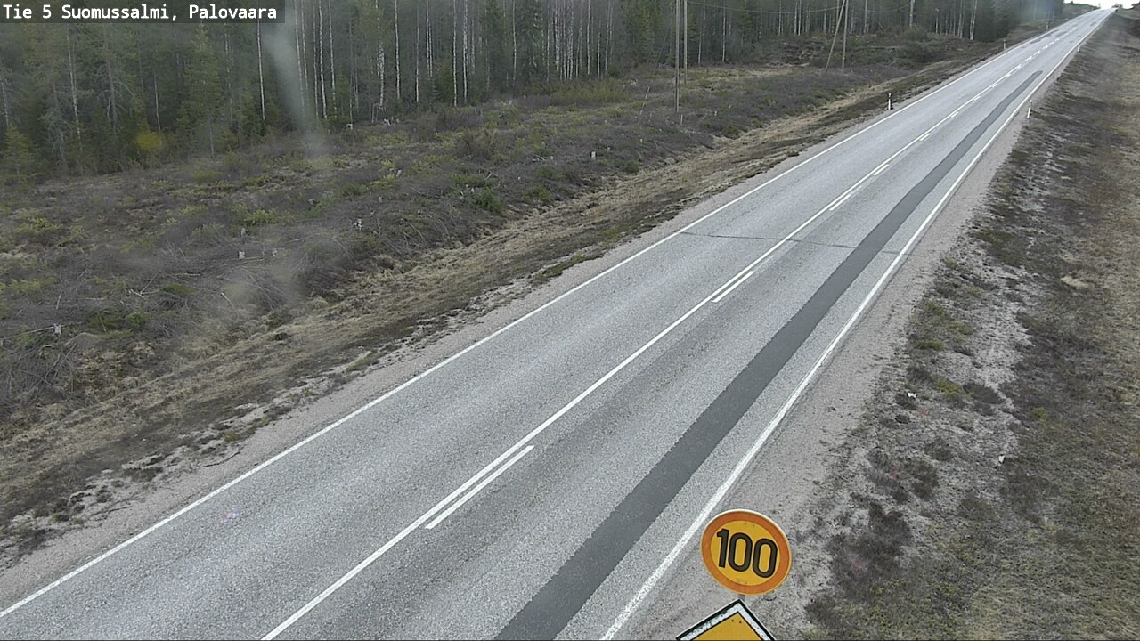 Kelikamerat Kuva Tie 5 Suomussalmi, Palovaara, Suomussalmi, Kainuu