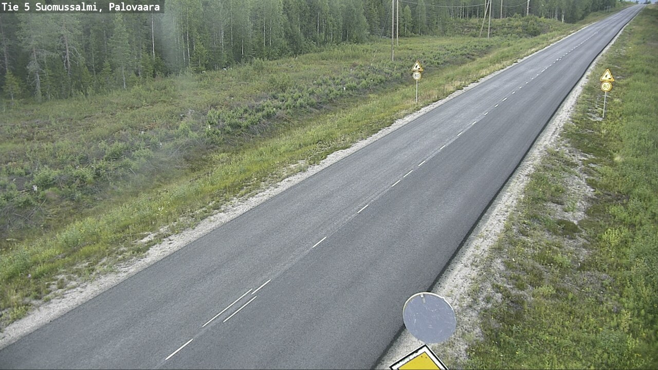 Kelikamerat Kuva Tie 5 Suomussalmi, Palovaara, Suomussalmi, Kainuu