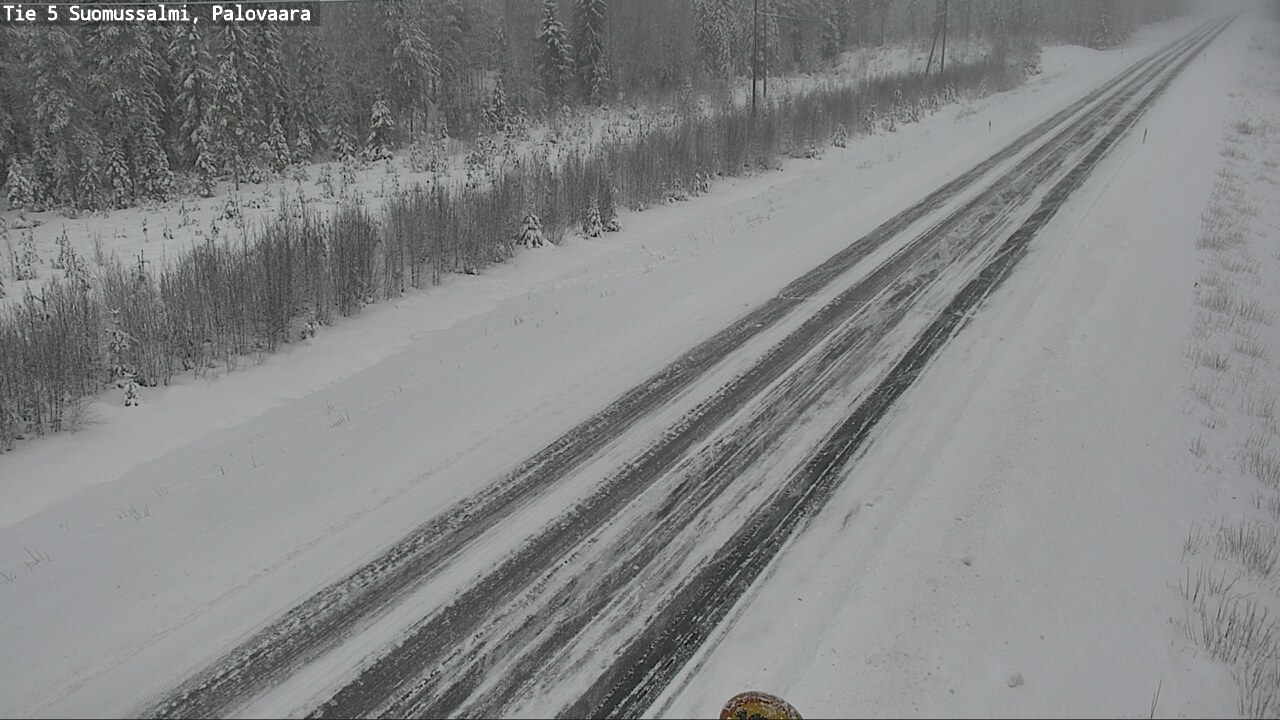 Weather Camera Image Road 5 Suomussalmi, Palovaara, Suomussalmi, Kainuu