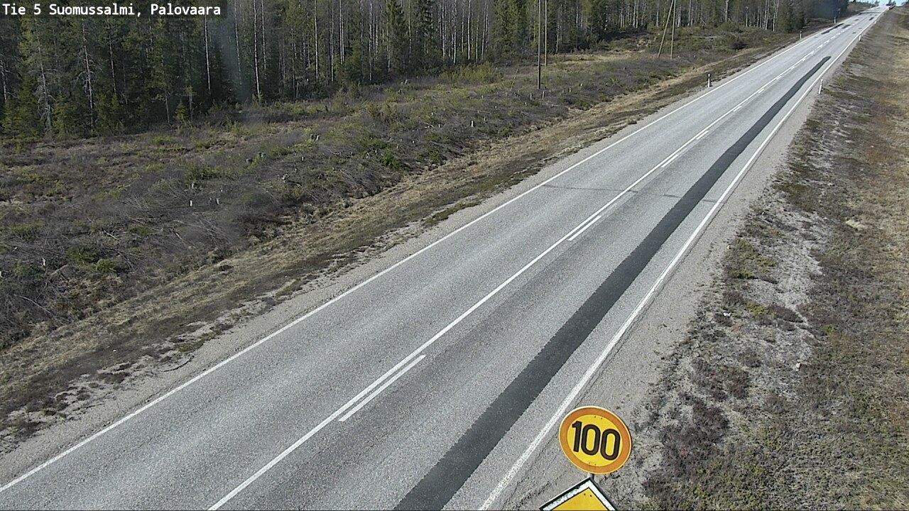 Kelikamerat Kuva Tie 5 Suomussalmi, Palovaara, Suomussalmi, Kainuu