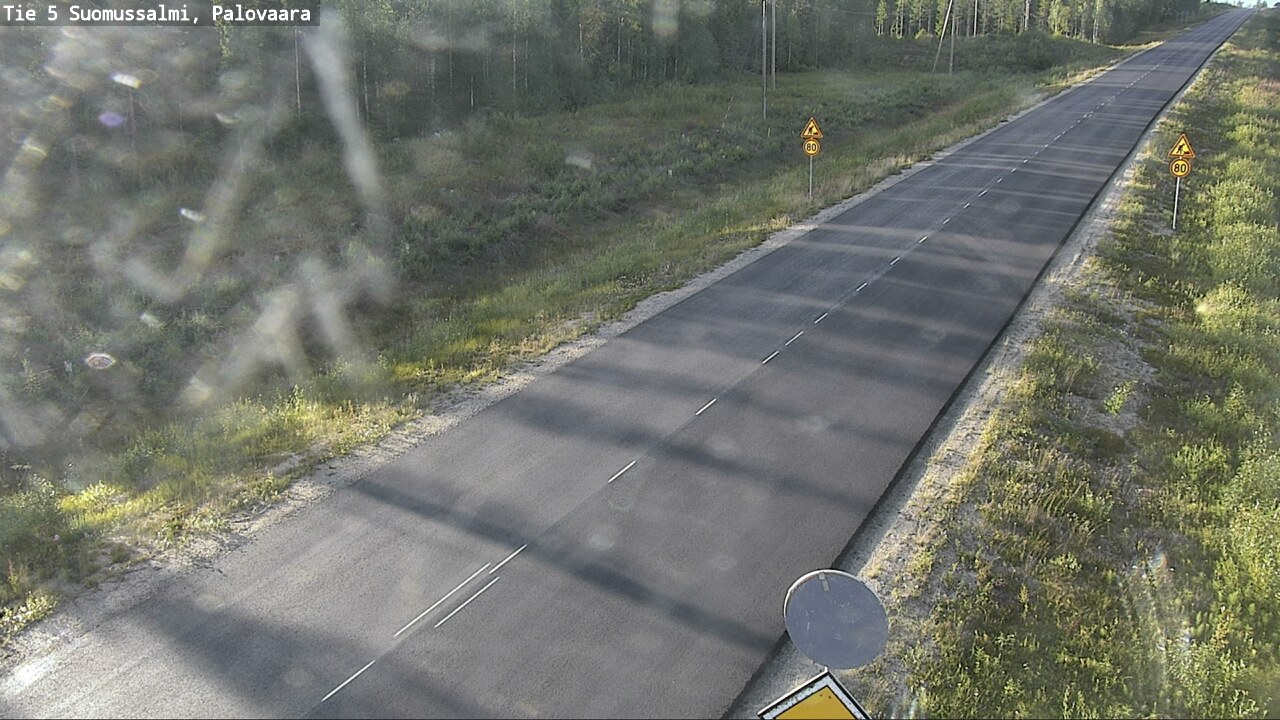 Kelikamerat Kuva Tie 5 Suomussalmi, Palovaara, Suomussalmi, Kainuu