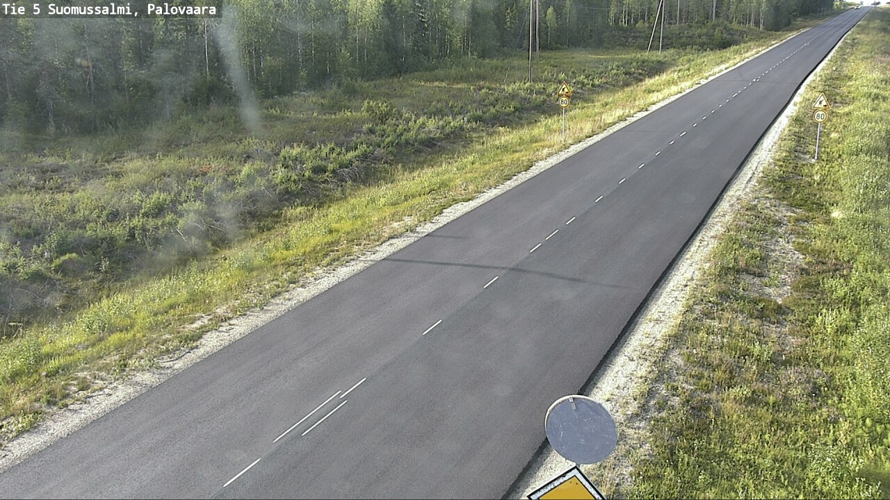 Kelikamerat Kuva Tie 5 Suomussalmi, Palovaara, Suomussalmi, Kainuu