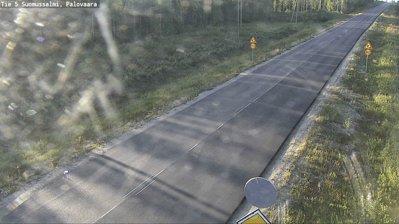 Kelikamerat Kuva Tie 5 Suomussalmi, Palovaara, Suomussalmi, Kainuu