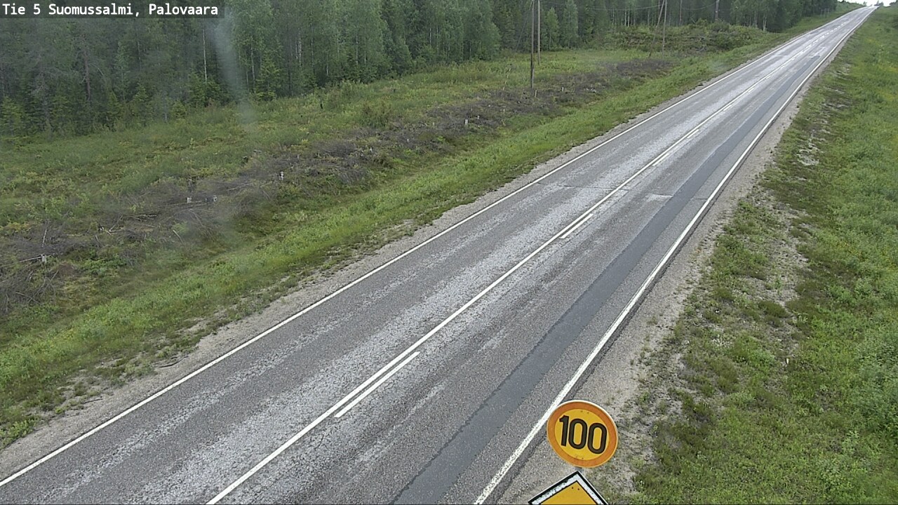 Kelikamerat Kuva Tie 5 Suomussalmi, Palovaara, Suomussalmi, Kainuu