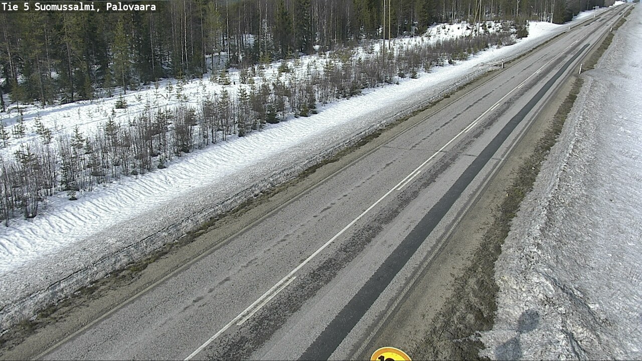 Weather Camera Image Road 5 Suomussalmi, Palovaara, Suomussalmi, Kainuu