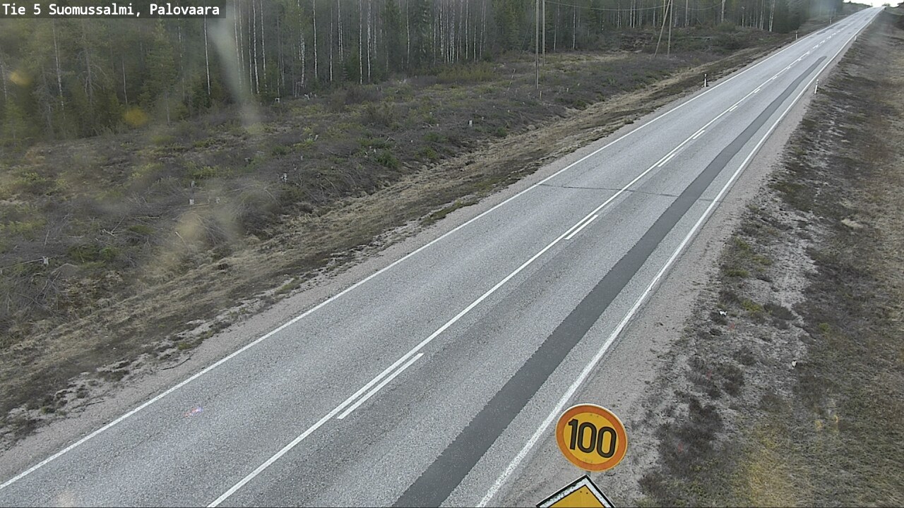 Kelikamerat Kuva Tie 5 Suomussalmi, Palovaara, Suomussalmi, Kainuu