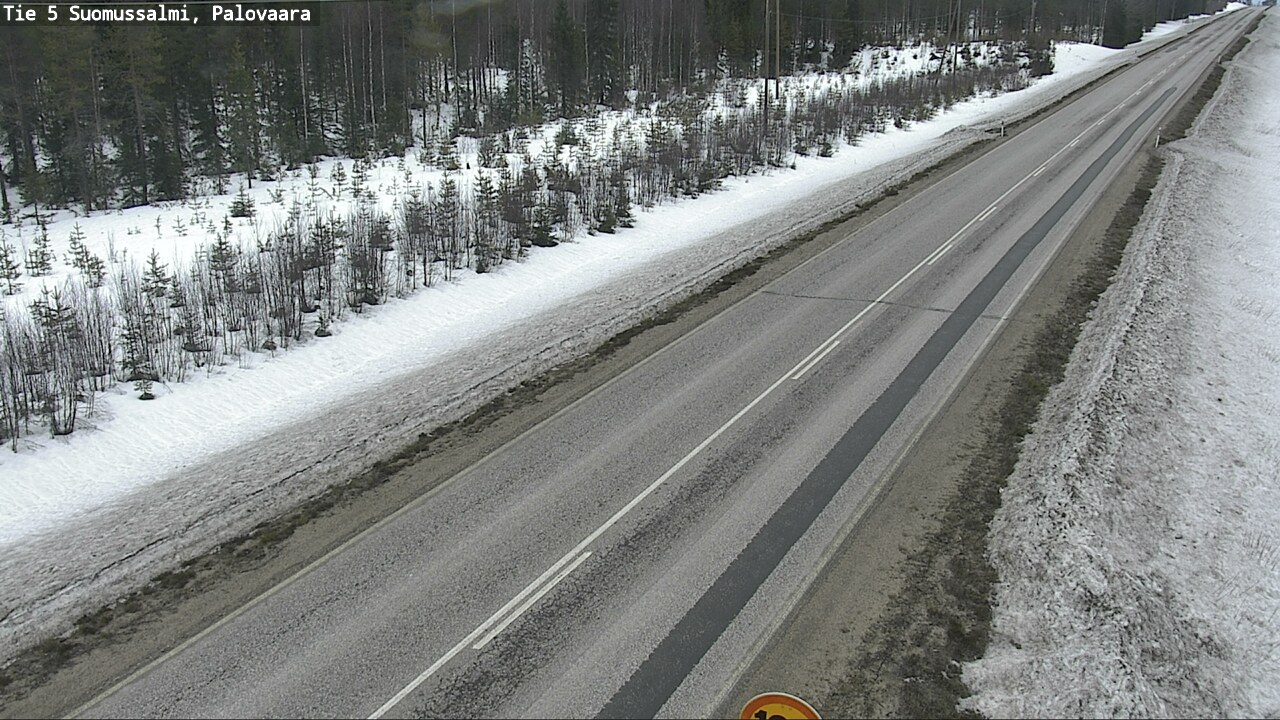 Weather Camera Image Road 5 Suomussalmi, Palovaara, Suomussalmi, Kainuu