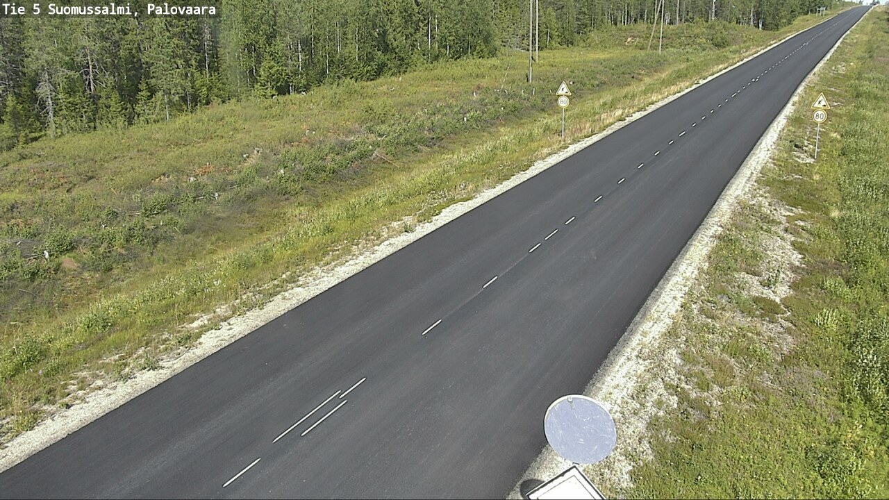 Kelikamerat Kuva Tie 5 Suomussalmi, Palovaara, Suomussalmi, Kainuu