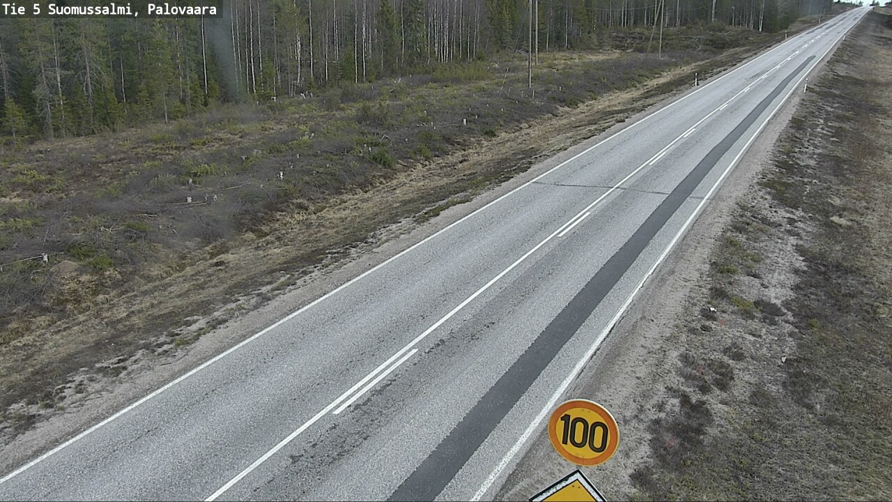 Kelikamerat Kuva Tie 5 Suomussalmi, Palovaara, Suomussalmi, Kainuu
