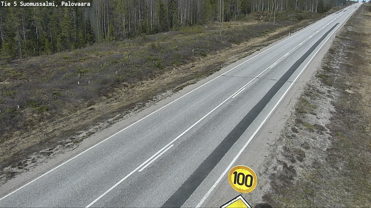 Kelikamerat Kuva Tie 5 Suomussalmi, Palovaara, Suomussalmi, Kainuu