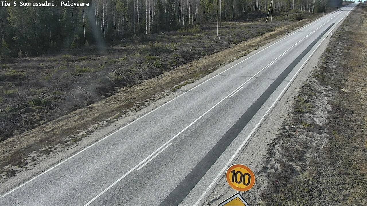 Kelikamerat Kuva Tie 5 Suomussalmi, Palovaara, Suomussalmi, Kainuu