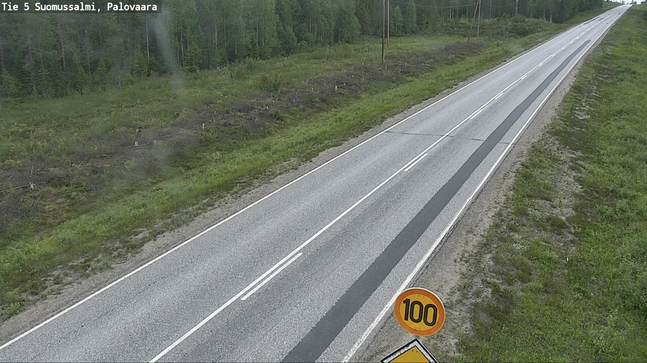 Kelikamerat Kuva Tie 5 Suomussalmi, Palovaara, Suomussalmi, Kainuu