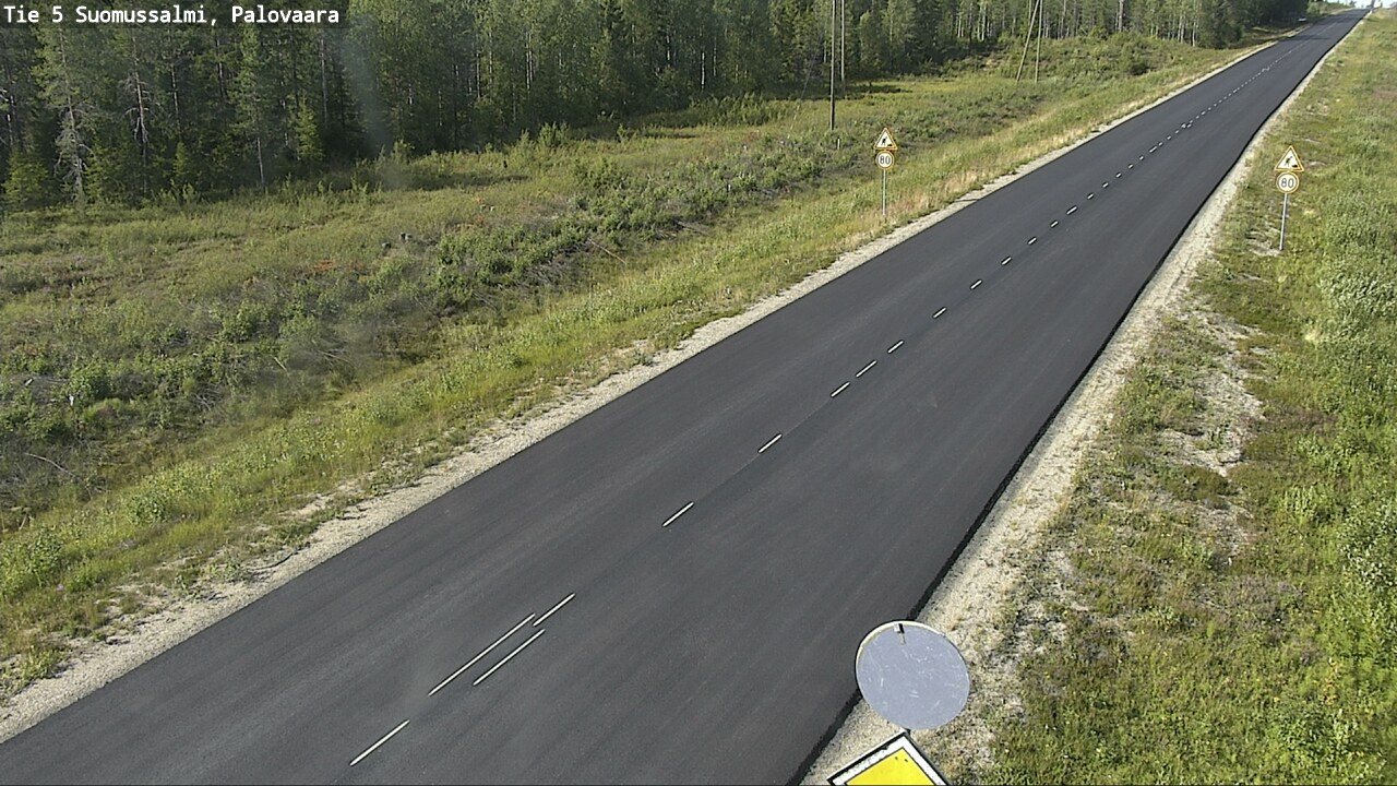 Kelikamerat Kuva Tie 5 Suomussalmi, Palovaara, Suomussalmi, Kainuu