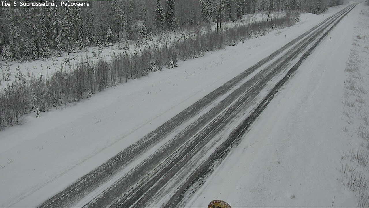 Weather Camera Image Road 5 Suomussalmi, Palovaara, Suomussalmi, Kainuu