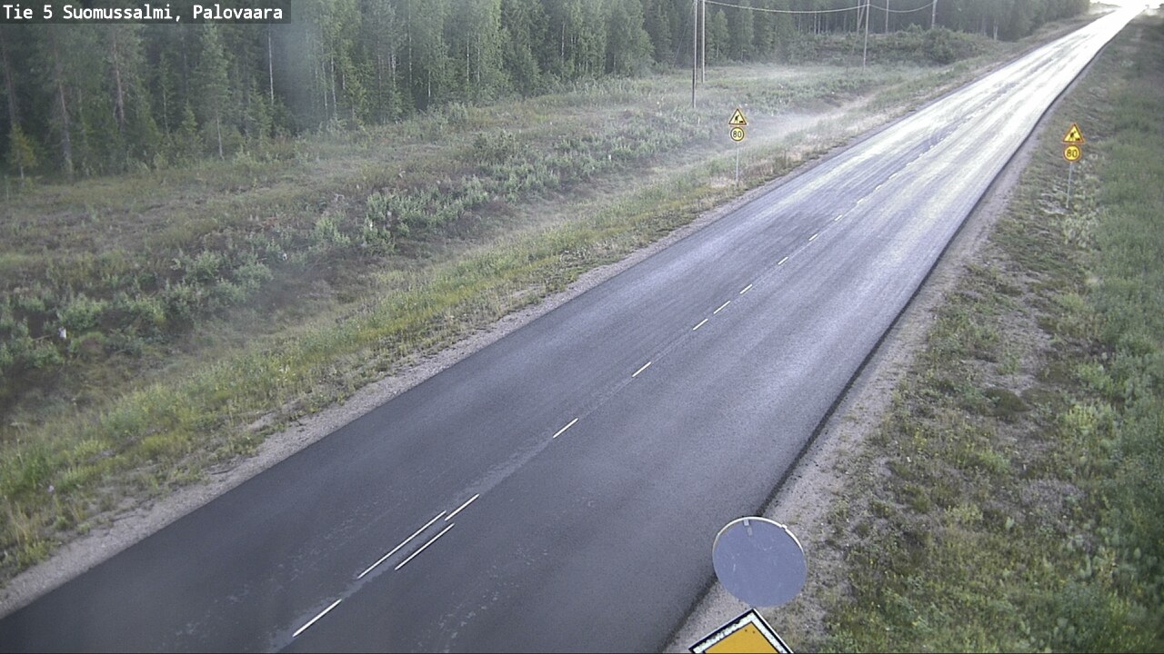 Kelikamerat Kuva Tie 5 Suomussalmi, Palovaara, Suomussalmi, Kainuu